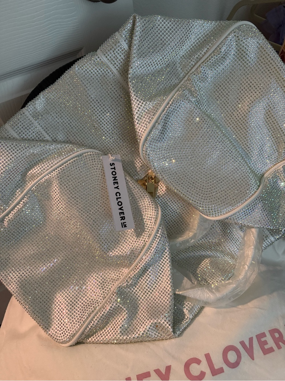 Stoney Clover Lane Rhinestone Sparkle Classic Duffle